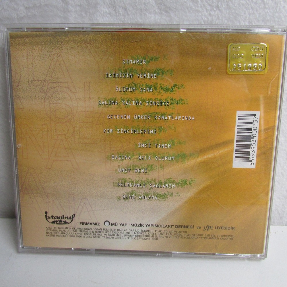 Tarkan CD Ölürüm Sana Turkish Pop Album Şımarık 1997 Istanbul Plak Complete - Picture 4 of 4